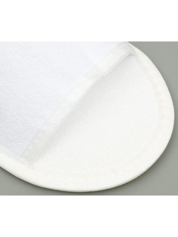Тапочки одноразовые, махровые, подошва 5 мм, белые, 42 р.