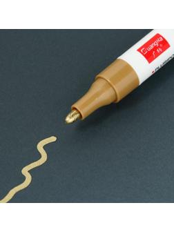 Маркер-краска для шин водонепроницаемая на маслянной основе, золотой