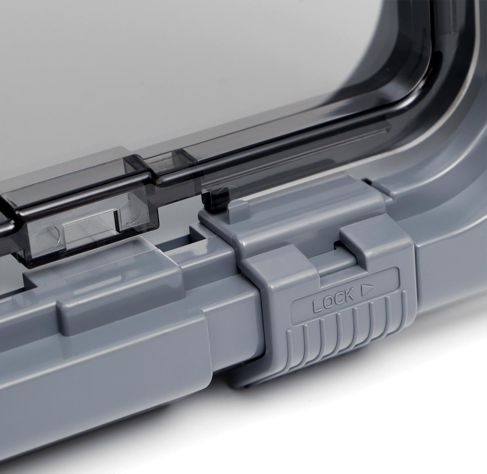 Дверца для кошек «БАРСИК», проём 145*145 мм, толщина двери 36-42 мм, серый