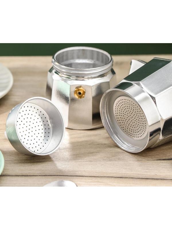 Кофеварка гейзерная Доляна Alum, на 1 чашку, 50 мл