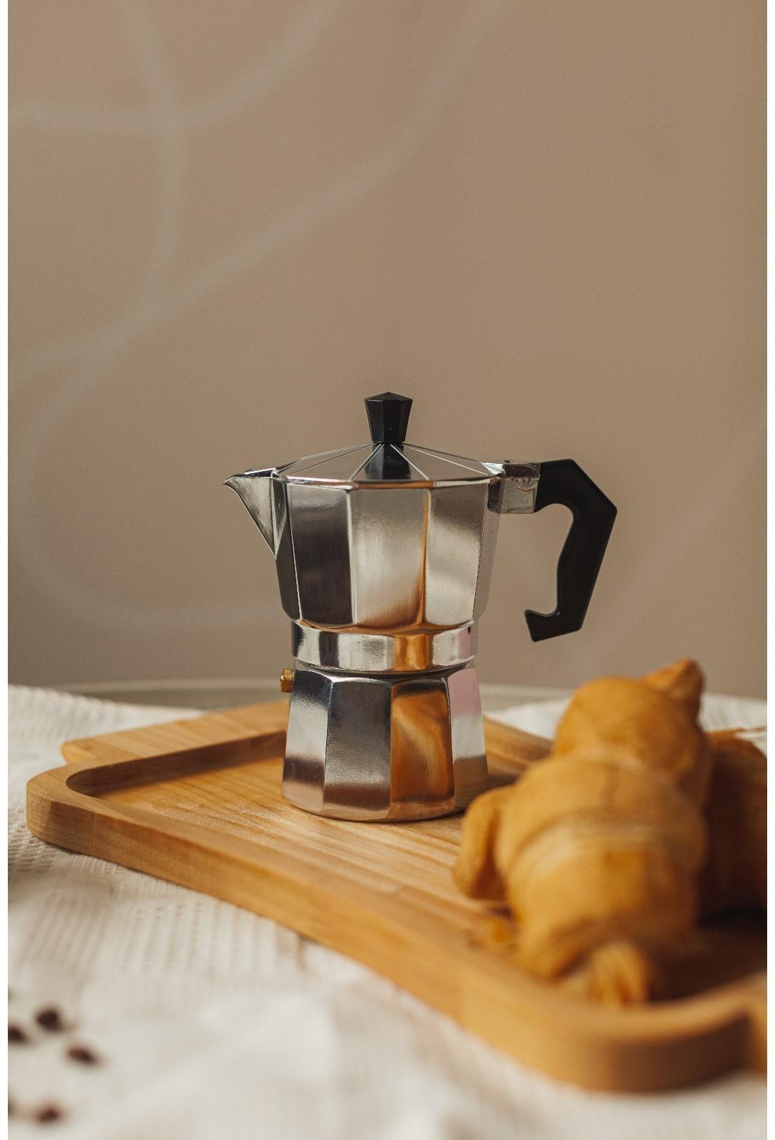 Кофеварка гейзерная Доляна Alum, на 3 чашки, 150 мл