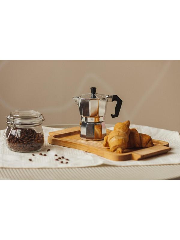 Кофеварка гейзерная Доляна Alum, на 3 чашки, 150 мл