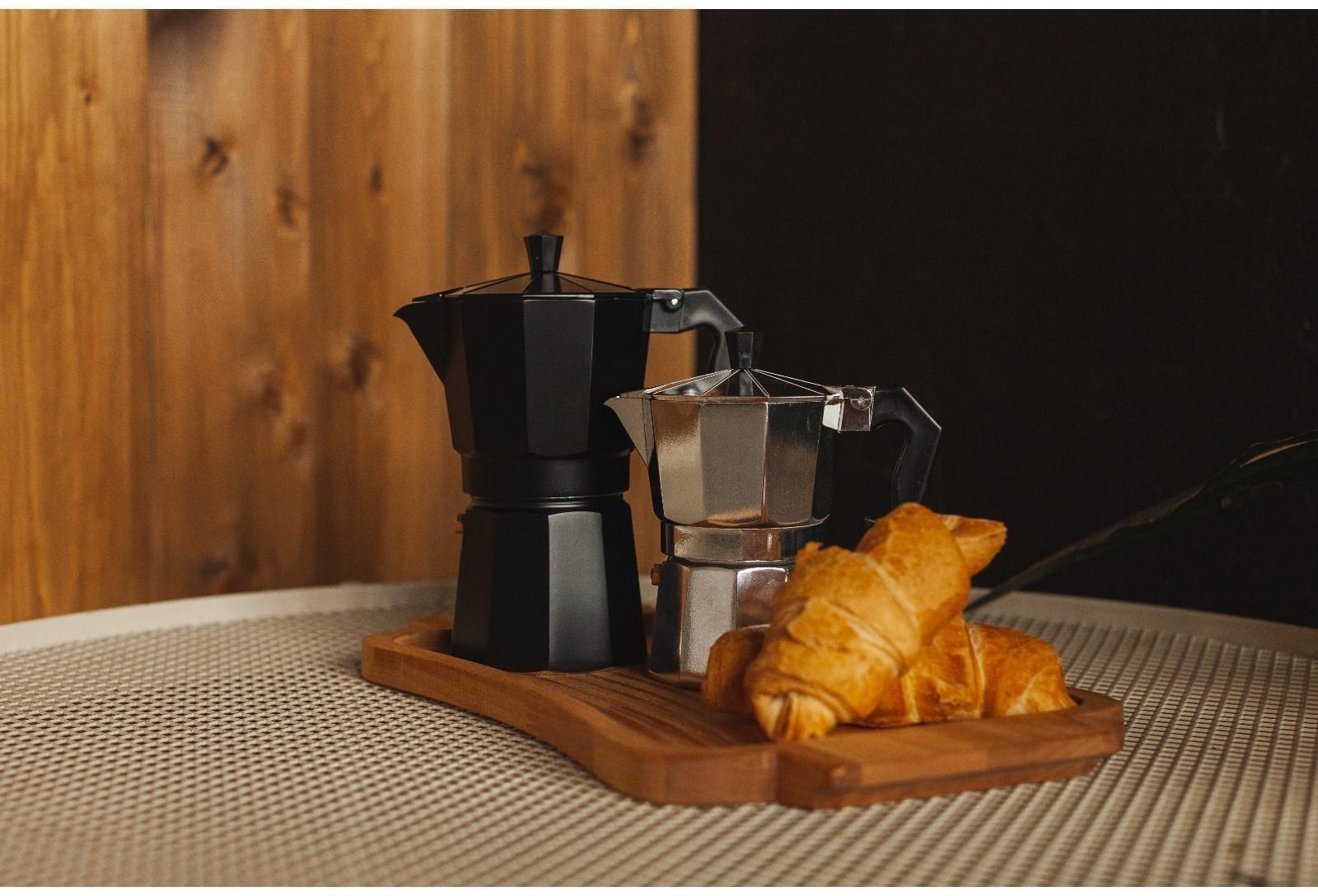 Кофеварка гейзерная Доляна Alum black, на 6 чашек, 300 мл