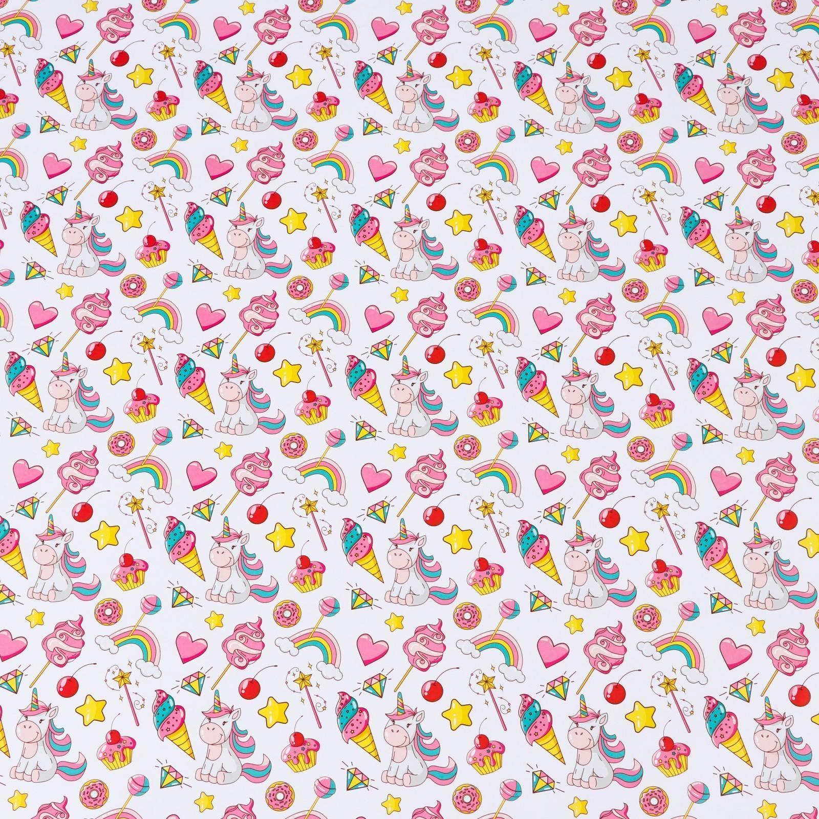 Бумага упаковочная глянцевая 