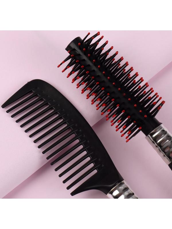 Набор парикмахерский, 4 предмета, цвет МИКС