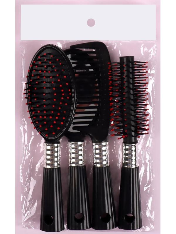 Набор парикмахерский, 4 предмета, цвет МИКС