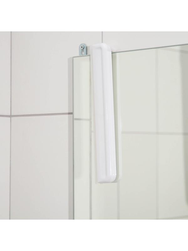 Водосгон для зеркал и душевых кабин, с подвесом, 25×5×4 см