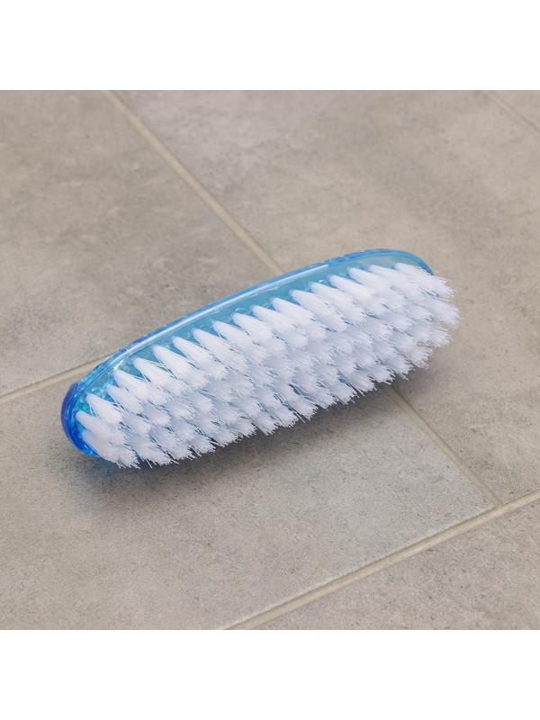 Щётка-утюжок «Дельта», 16×5×6 см, цельная ручка, прозрачный пластик, цвет МИКС