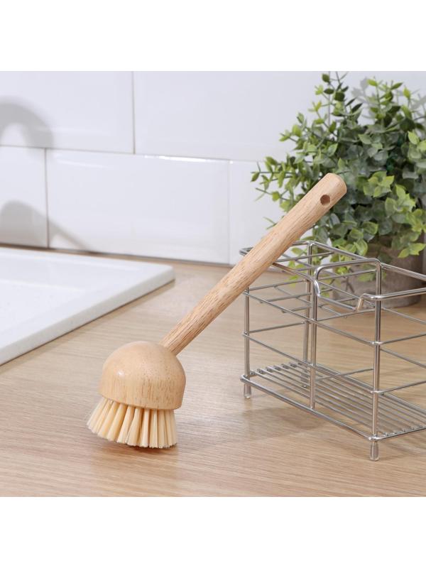 Щётка для посуды Доляна «Лотос», круглая, 22 см