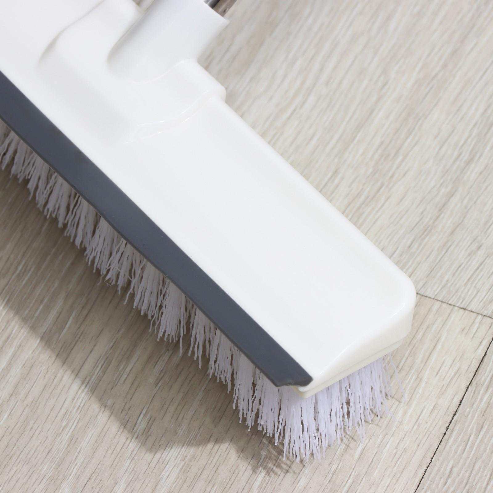 Щётка для подметания пола с водосгоном Доляна, черенок из нержавеющей стали, 28×6×126 см