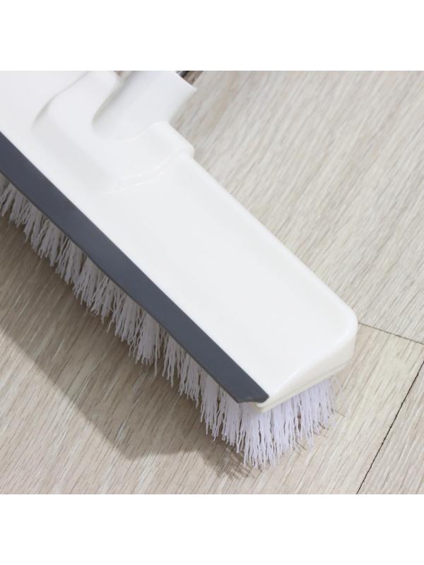 Щётка для подметания пола с водосгоном Доляна, черенок из нержавеющей стали, 28×6×126 см