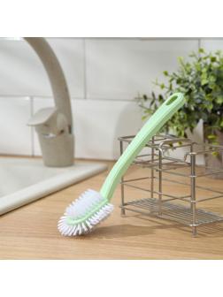 Щётка для посуды Доляна «Сфера», 23×6×4 см, цвет МИКС