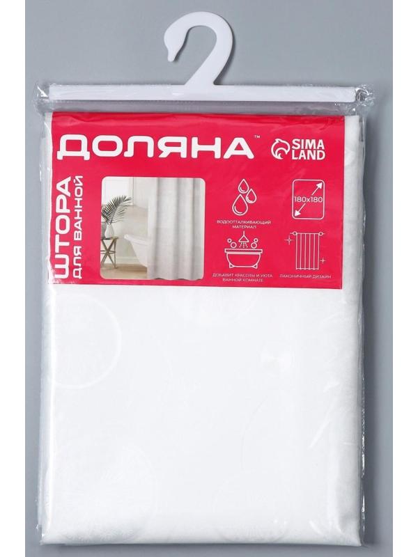 Штора для ванной Доляна «Одуванчики», 180×180 см, EVA