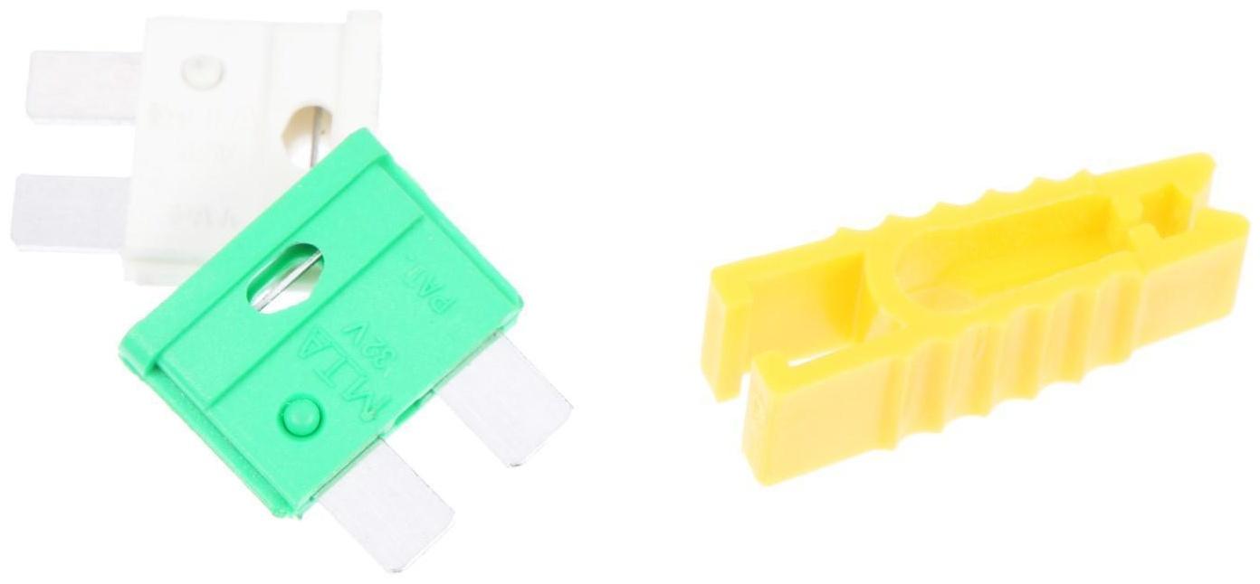 Набор флажковых предохранителей М5, с пинцетом