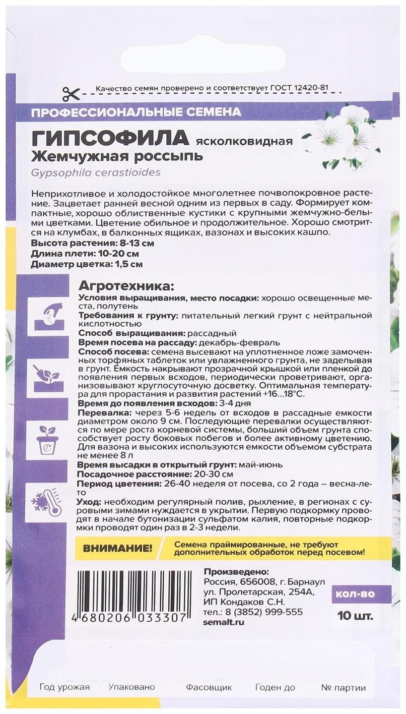 Семена цветов Гипсофила 