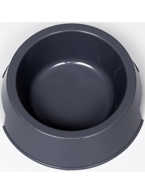 Миска пластиковая 17 х 17 х 5 см, 400 мл, серая