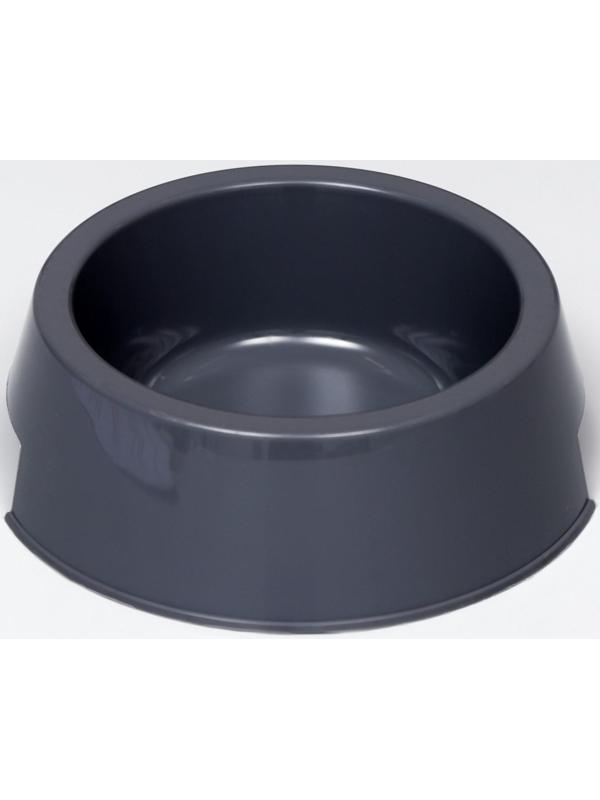 Миска пластиковая 17 х 17 х 5 см, 400 мл, серая