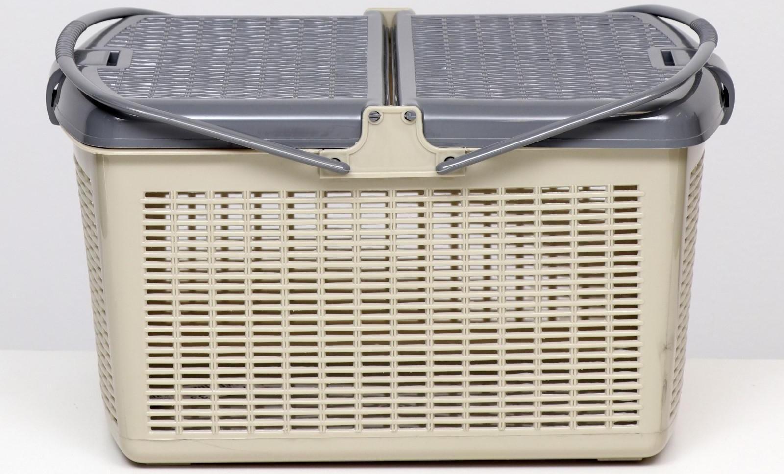 Корзина 47х36х27,5 см, серая