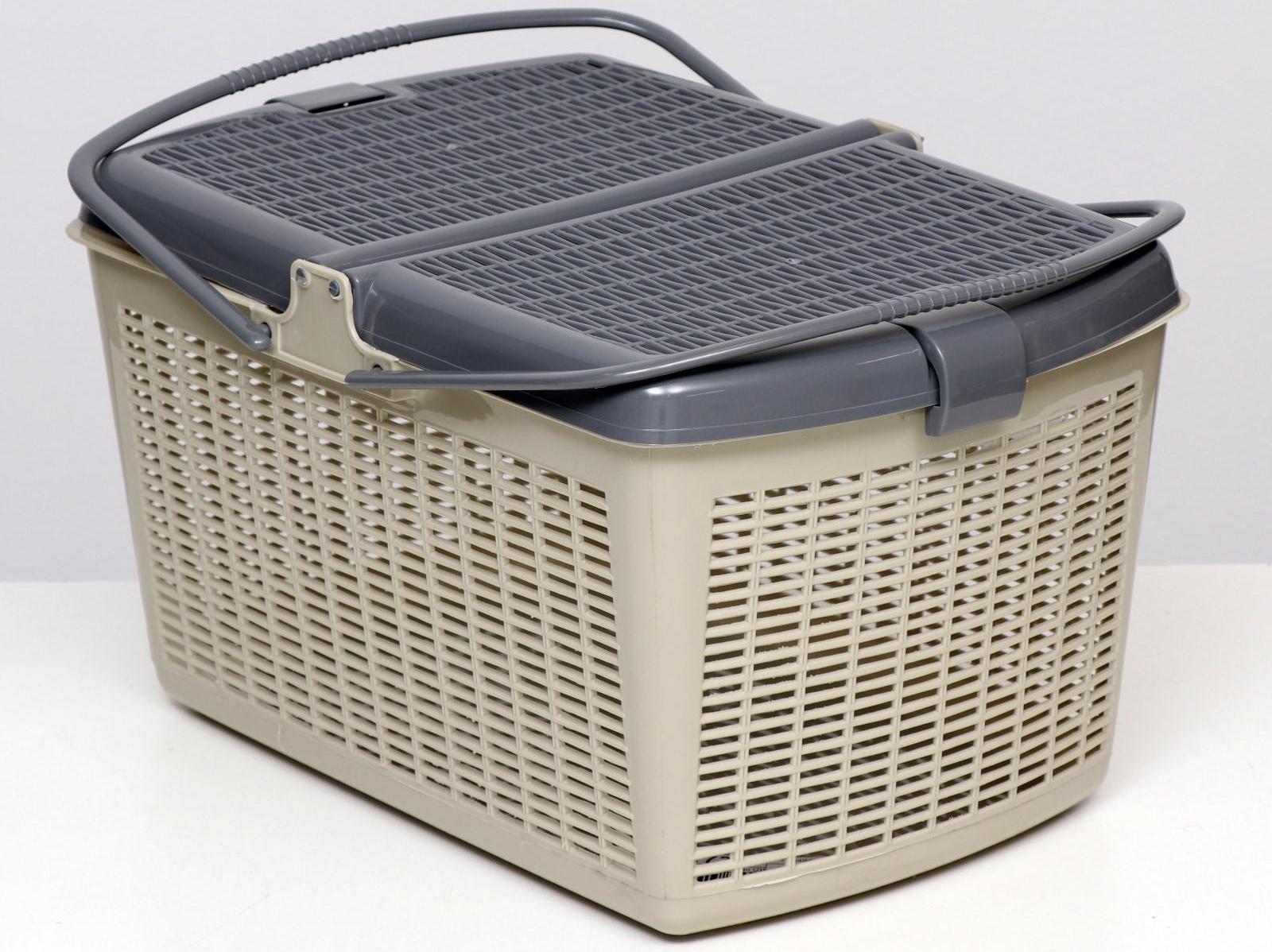 Корзина 47х36х27,5 см, серая