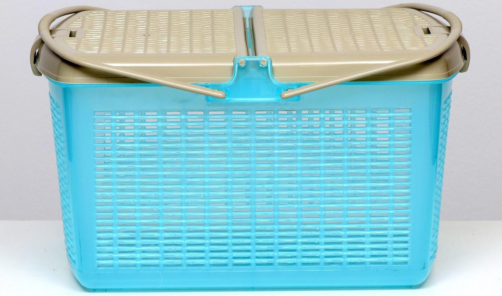 Корзина 47х36х27,5 см, бирюзовый
