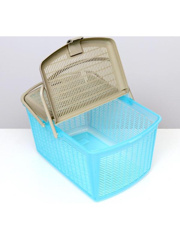 Корзина 47х36х27,5 см, бирюзовый