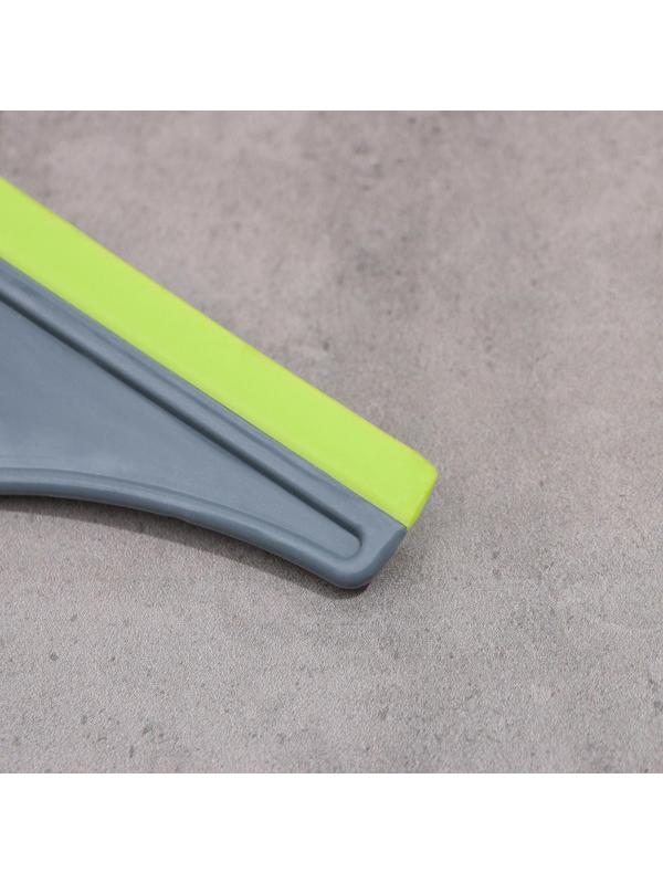 Водосгон Green day, с нержавеющей ручкой, силиконовый сгон