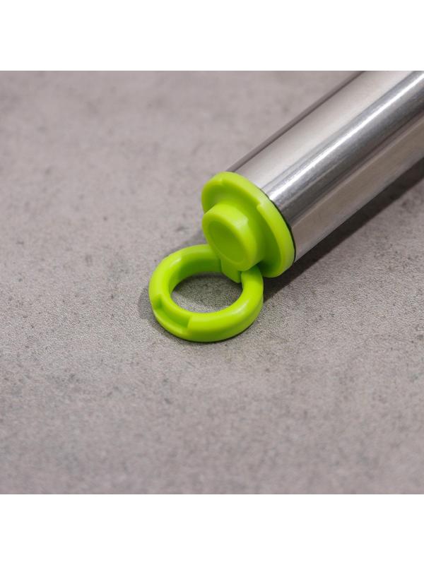 Водосгон Green day, с нержавеющей ручкой, силиконовый сгон