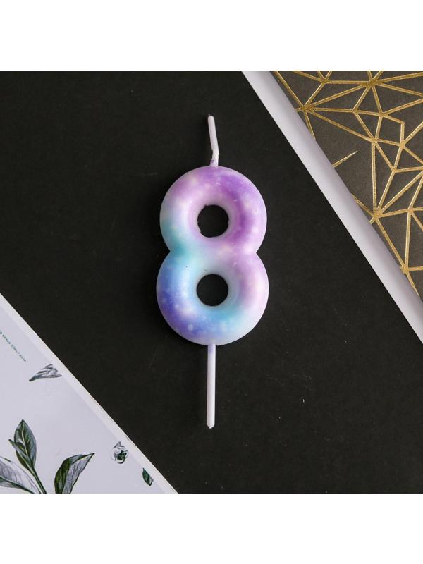 Свеча-цифра в торт «8»