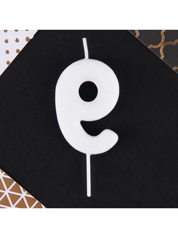 Свеча-цифра в торт «9»