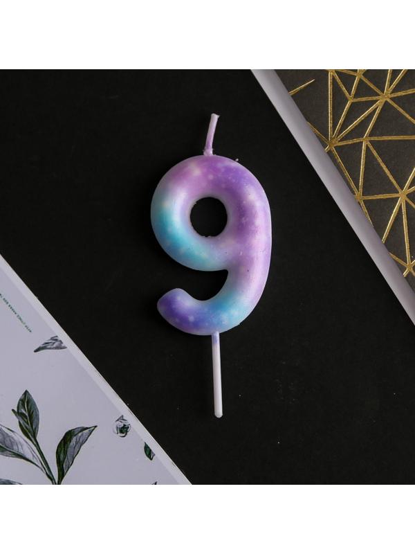 Свеча-цифра в торт «9»