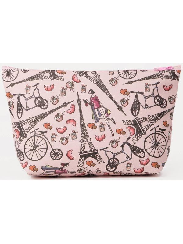 Косметичка на молнии, цвет розовый