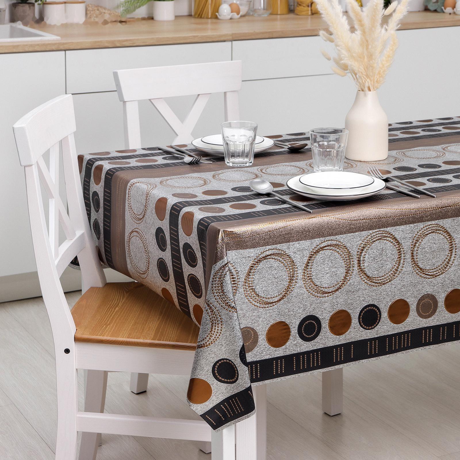 Клеёнка столовая на тканевой основе «Рио», рулон 20 метров, ширина 137 см