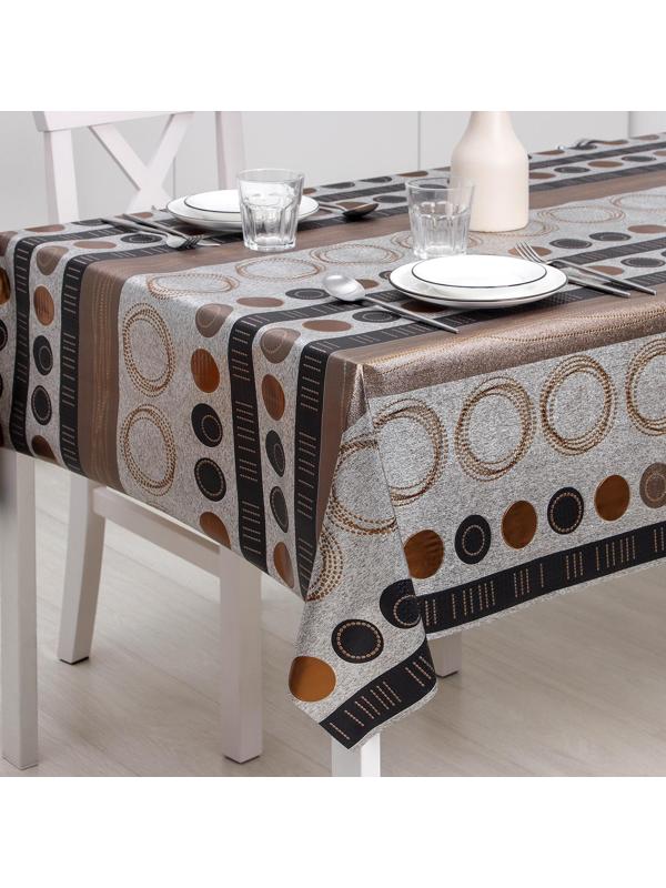 Клеёнка столовая на тканевой основе «Рио», рулон 20 метров, ширина 137 см