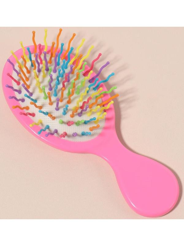 Расчёска массажная, 6 × 14,5 см, рисунок МИКС