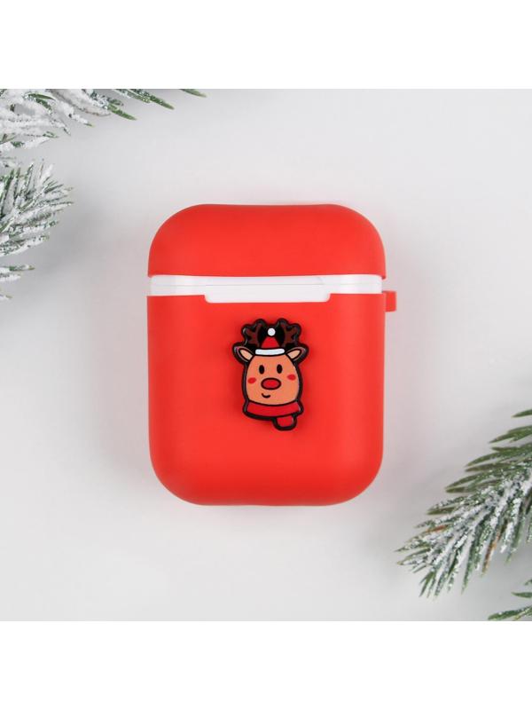 Чехол для беспроводных наушников «Happy new music», 5,5 х 4,7 см