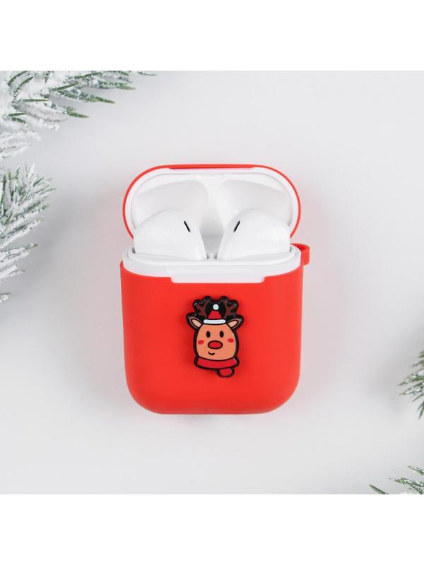 Чехол для беспроводных наушников «Happy new music», 5,5 х 4,7 см