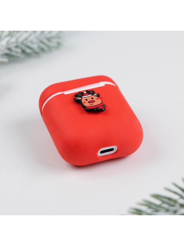 Чехол для беспроводных наушников «Happy new music», 5,5 х 4,7 см