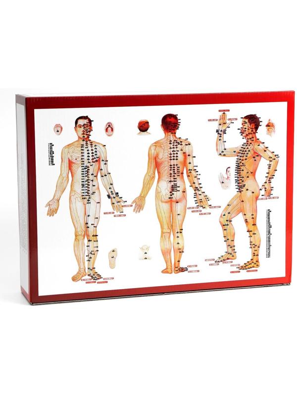 Банки акупункционного действия для вакуумного массажа, набор 32 шт.