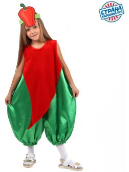 Карнавальный костюм «Перец», комбинезон, маска, р. 34, рост 122-134 см
