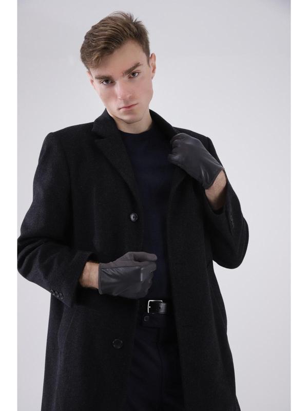 Перчатки мужские, безразмерные, без утеплителя, цвет серый