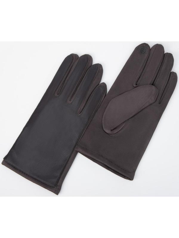 Перчатки мужские, безразмерные, без утеплителя, цвет серый