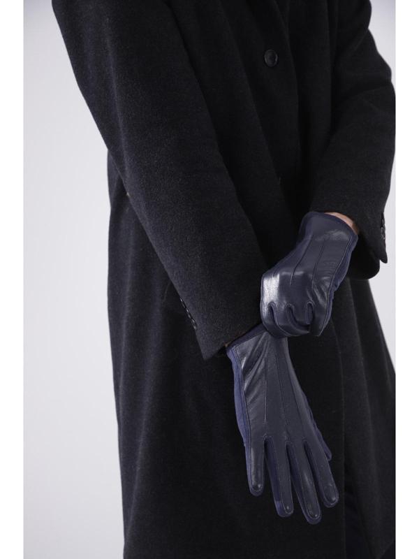 Перчатки мужские, безразмерные, без утеплителя, цвет синий