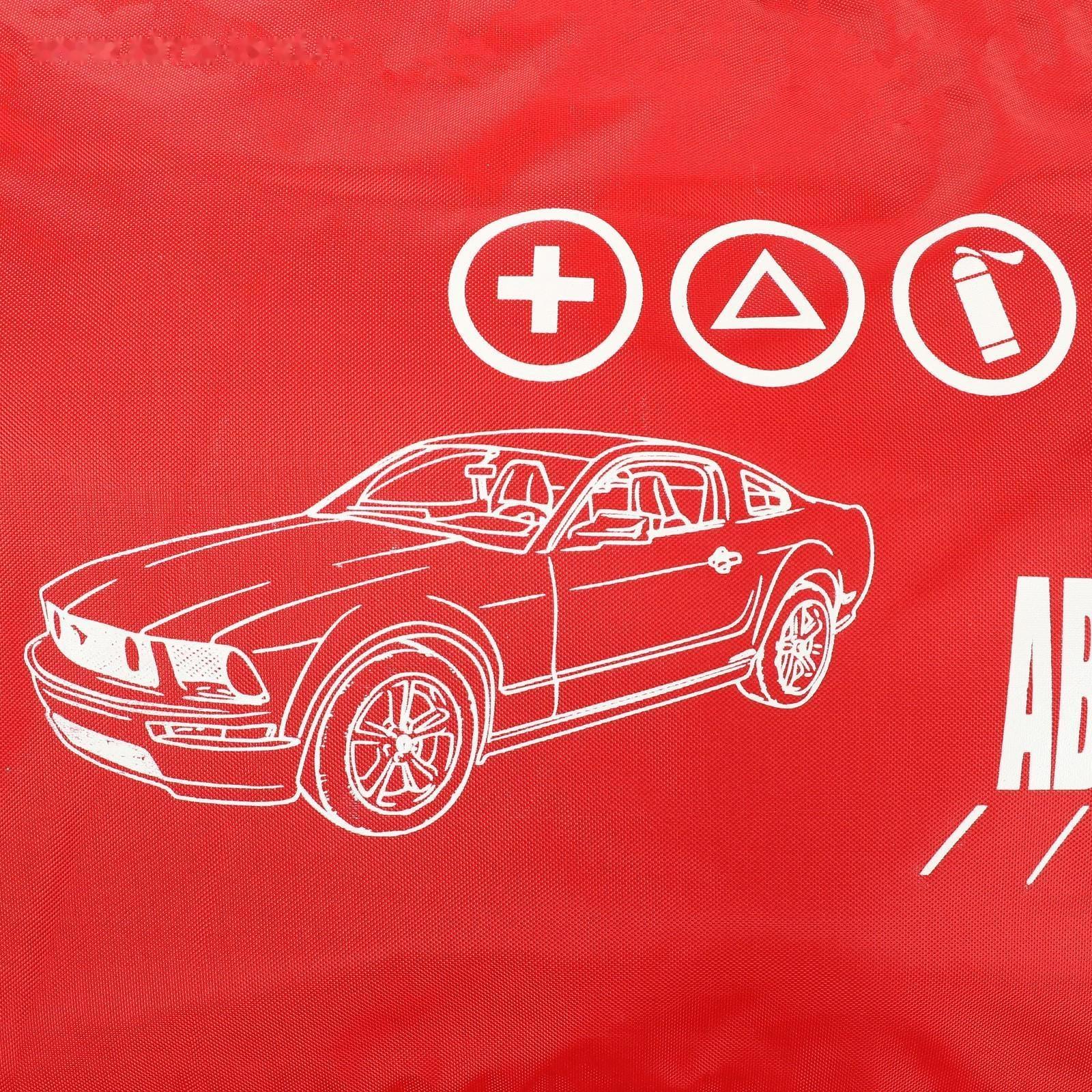 Сумка автомобилиста 46x22x12 см, красная