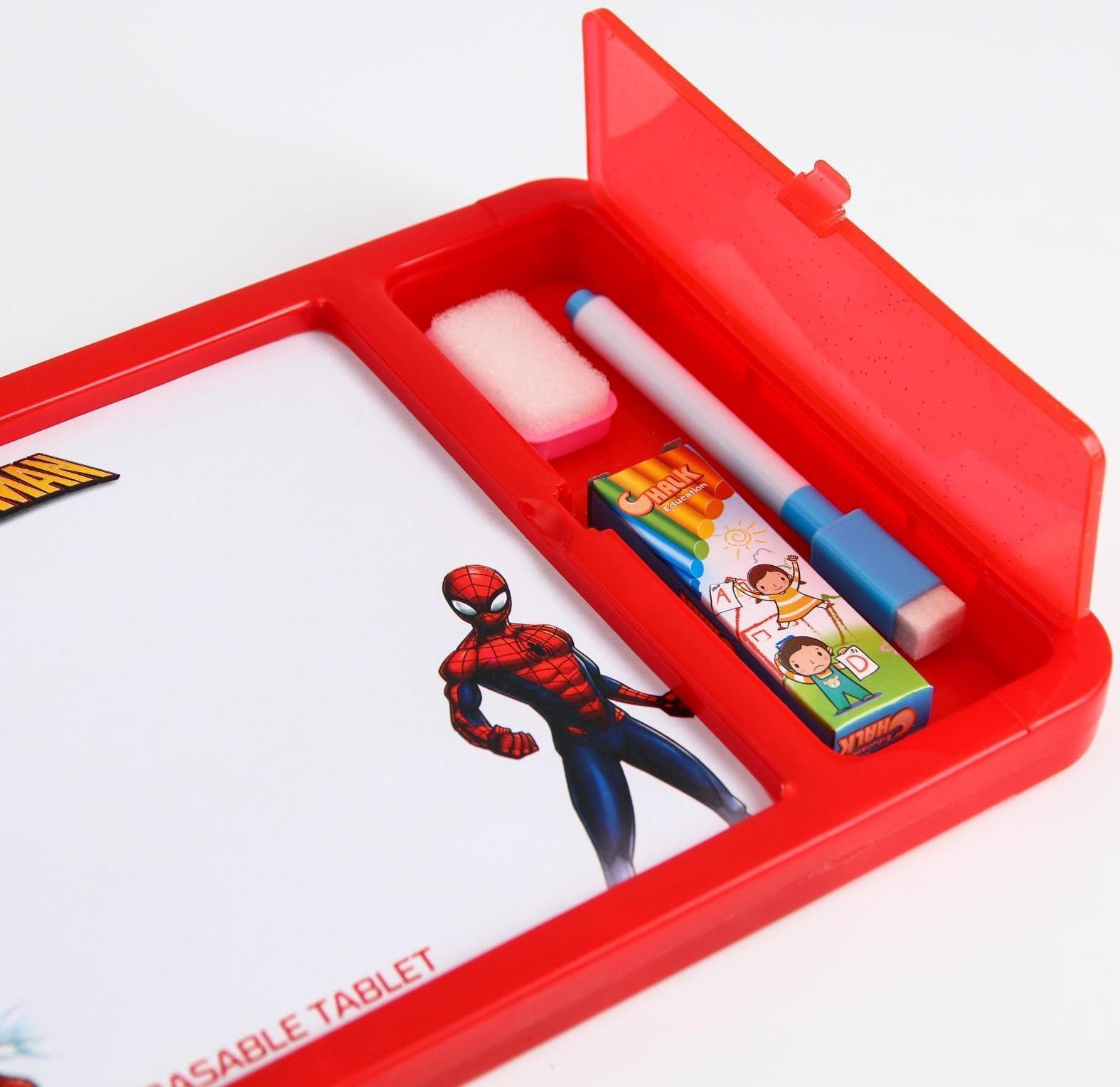 Доска для рисования мелом и маркером «планшет», Человек паук, Marvel