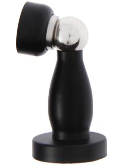 Упор дверной, магнитный LOCKLAND, цвет черный