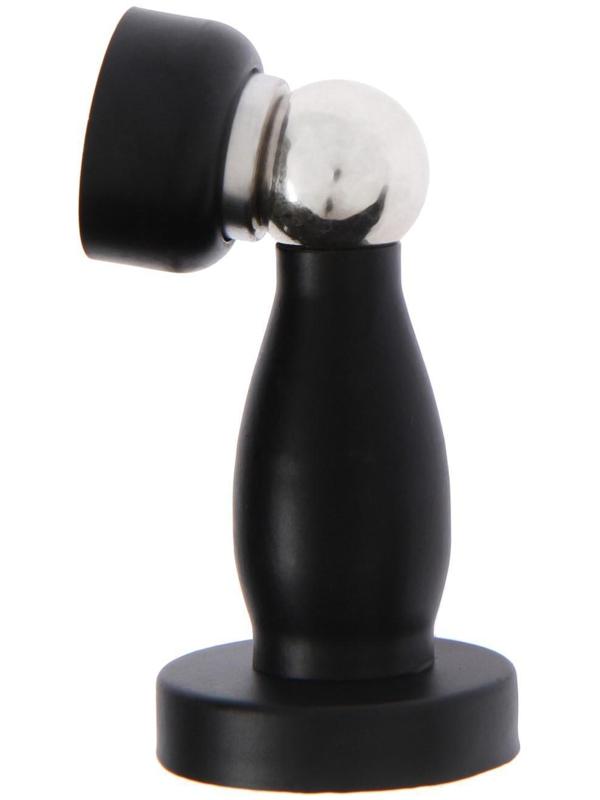 Упор дверной, магнитный LOCKLAND, цвет черный