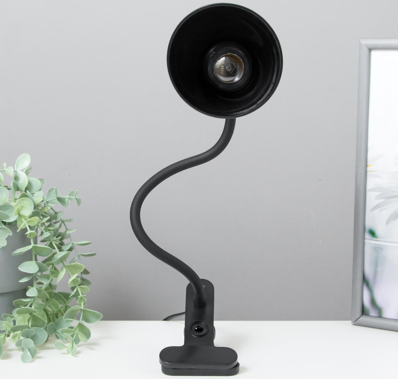 Настольная лампа 16700/1BK Е27 15Вт черный