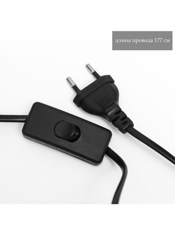 Настольная лампа 16700/1BK Е27 15Вт черный