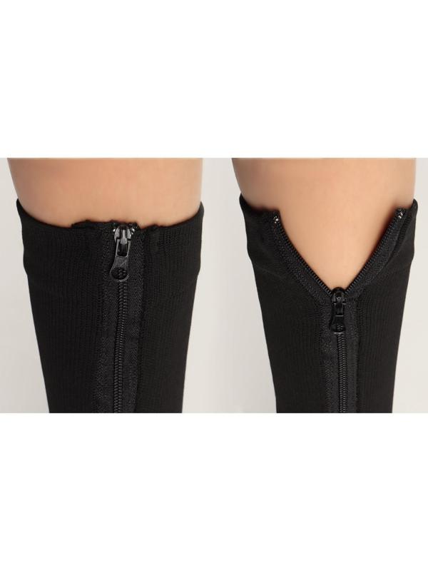 Чулки утягивающие, S-M р-р, пара, цвет чёрный