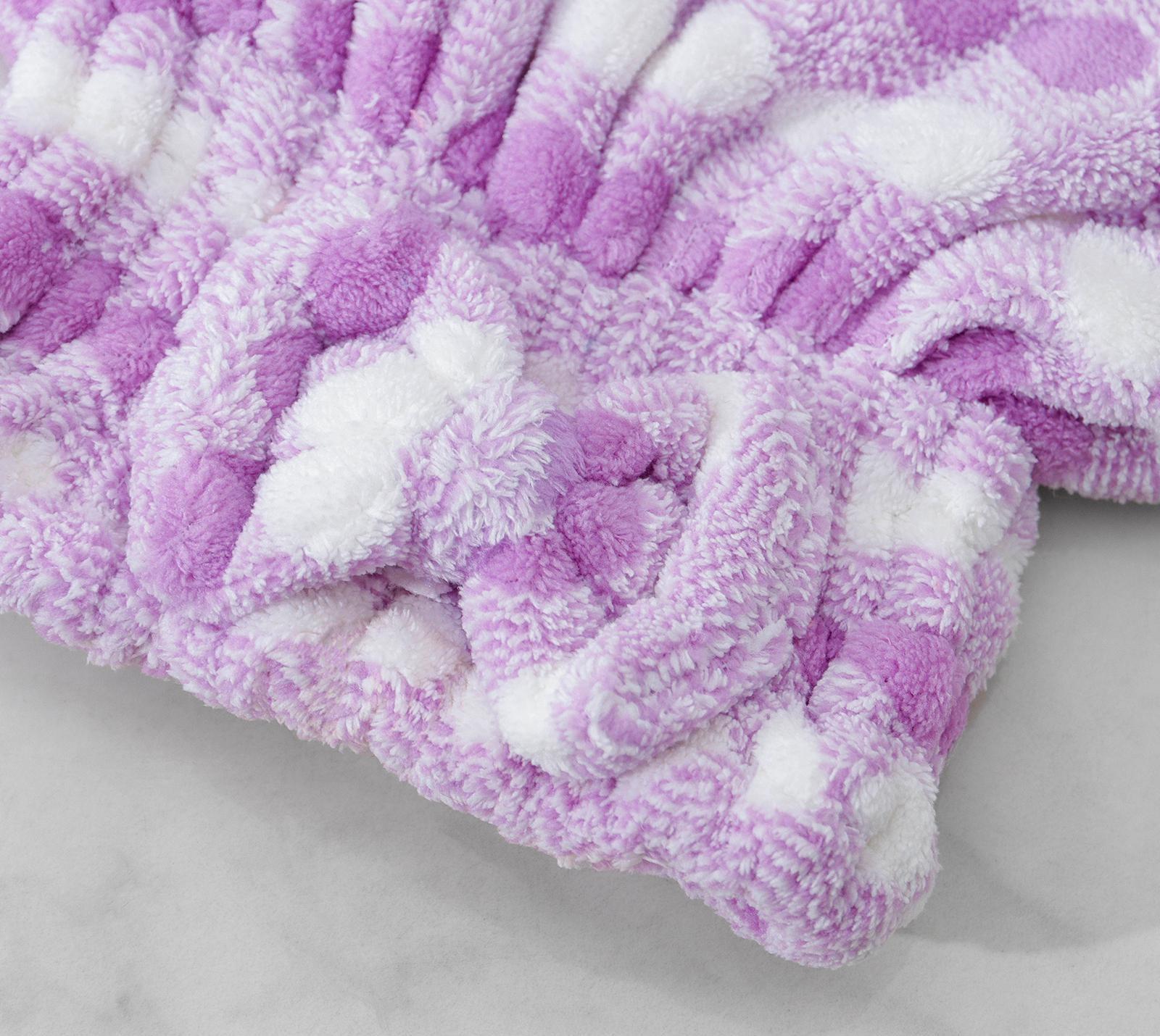 Чалма для сушки волос Доляна, микрофибра, цвет МИКС